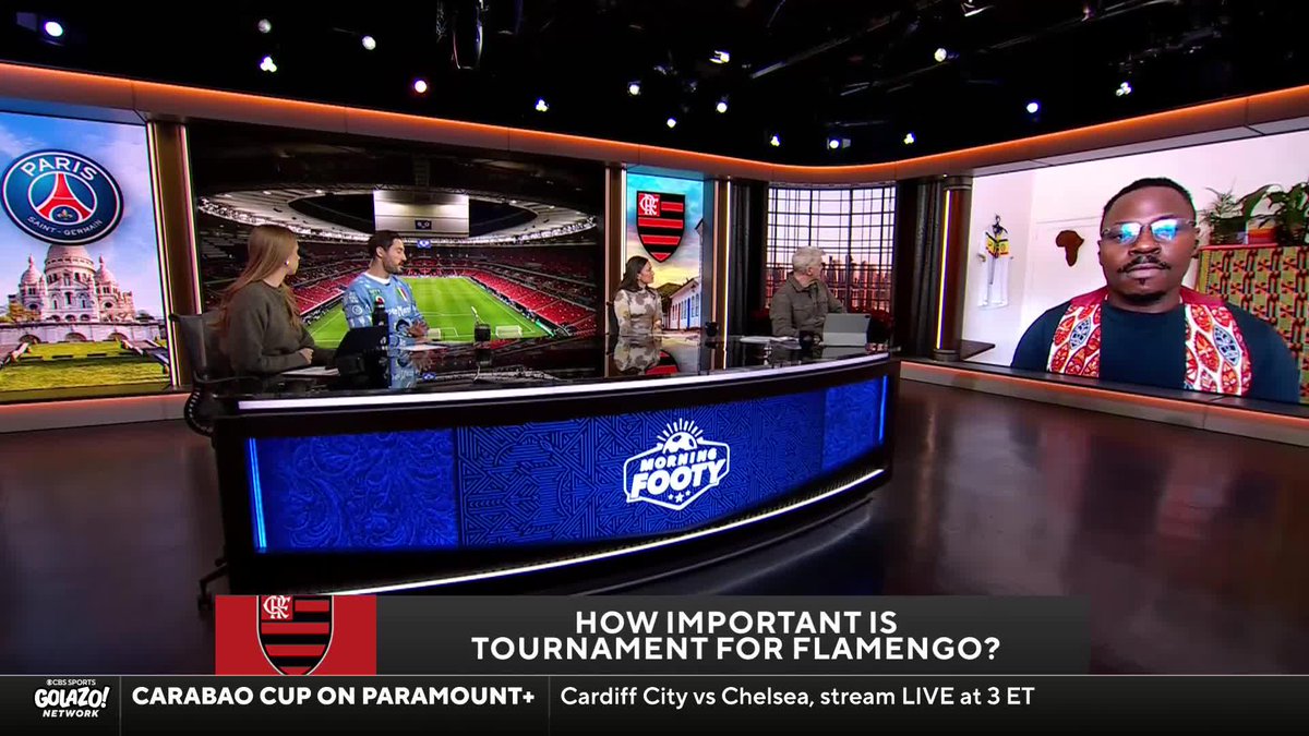 "If Flamengo win this... do they enter the discussion of the strongest team in Brazilian history?" Nico Cantor and Mbizo Mzamane talk Flamengo ahead of their FIFA Intercontinental Cup game vs PSG 🇧🇷