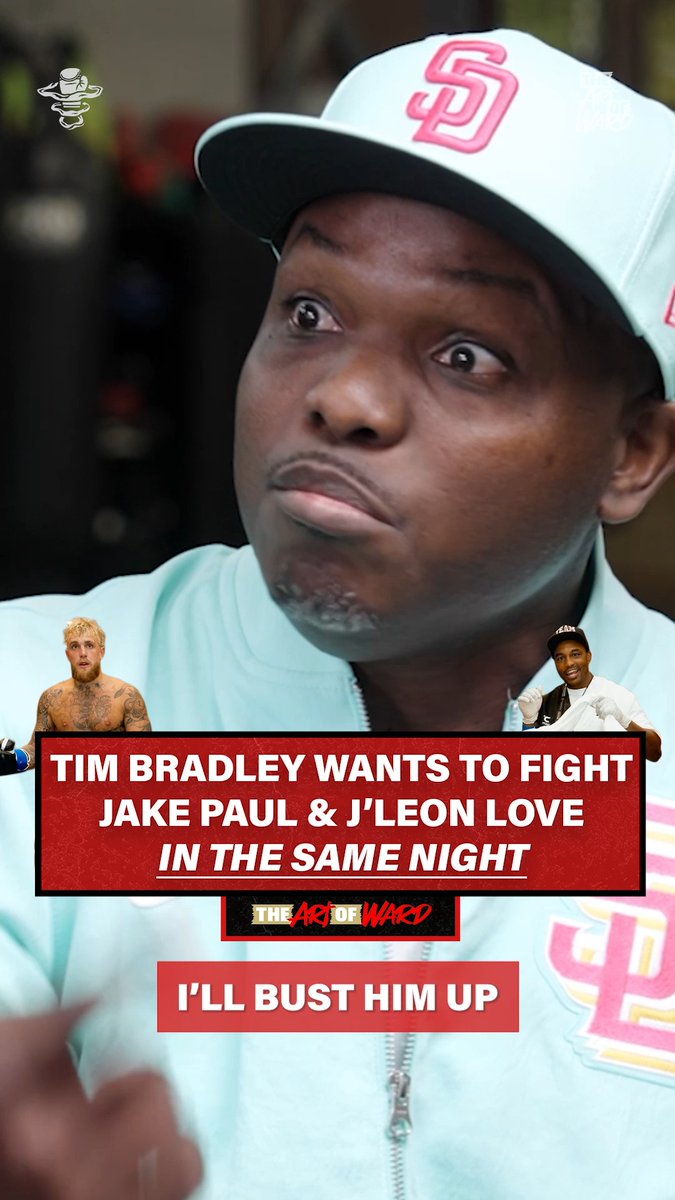 Tim Bradley wants ALL the smoke with both Jake Paul and his trainer, J'Leon Love... on the same night 😧💨 New episode of THE ART OF WARD, featuring Hall of Famer, Tim Bradley, JUST DROPPED on the ALL THE SMOKE FIGHT YouTube 📺