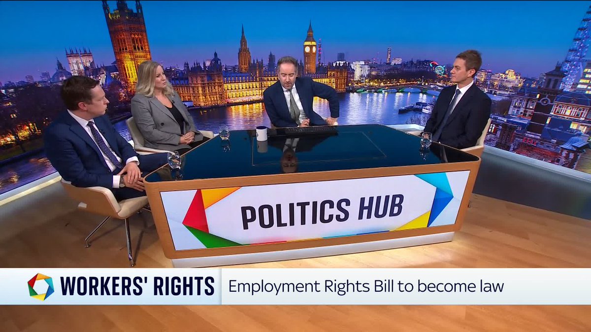 Labour's flagship workers' rights bill passed through parliament today after months of debate, but businesses argue this will make it harder to employ people. Labour MP James Frith tells Sky's Darren McCaffrey in order to grow the economy sustainably 'we need secure work'