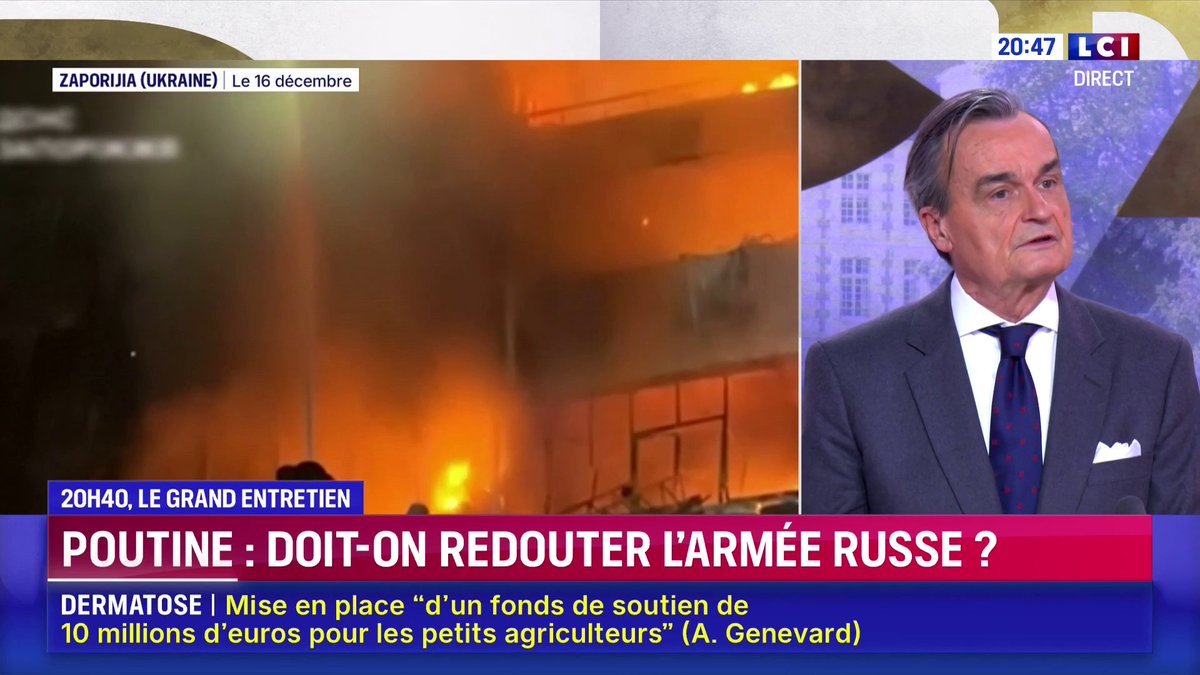 🗣️ "Contrairement aux européens, les Russes eux, ont mobilisés leur industrie d'armement. Et nous en face, nous avons fait un effort, mais nous n'avons pas mobilisé notre industrie de défense", explique Gérard Araud ▶️ Darius Rochebin