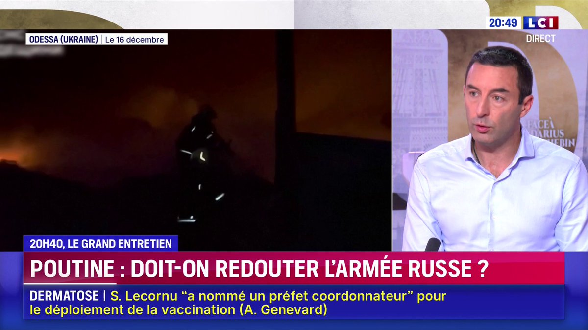 🗣️ Guerre en Ukraine : "Aujourd'hui les Ukrainiens sont plus forts que nous en défense aérienne", déclare Xavier Tytelman Xavier Tytelman ▶️ Darius Rochebin