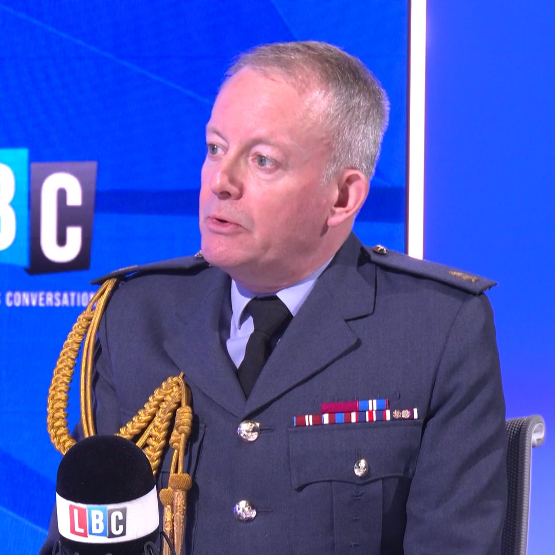 'That’s the same chance as Liverpool winning the Premier League…' Chief of the Defence Staff Sir Richard Knighton tells Andrew Marr that the British public have to be more 'realistic' about the threat of Russia.