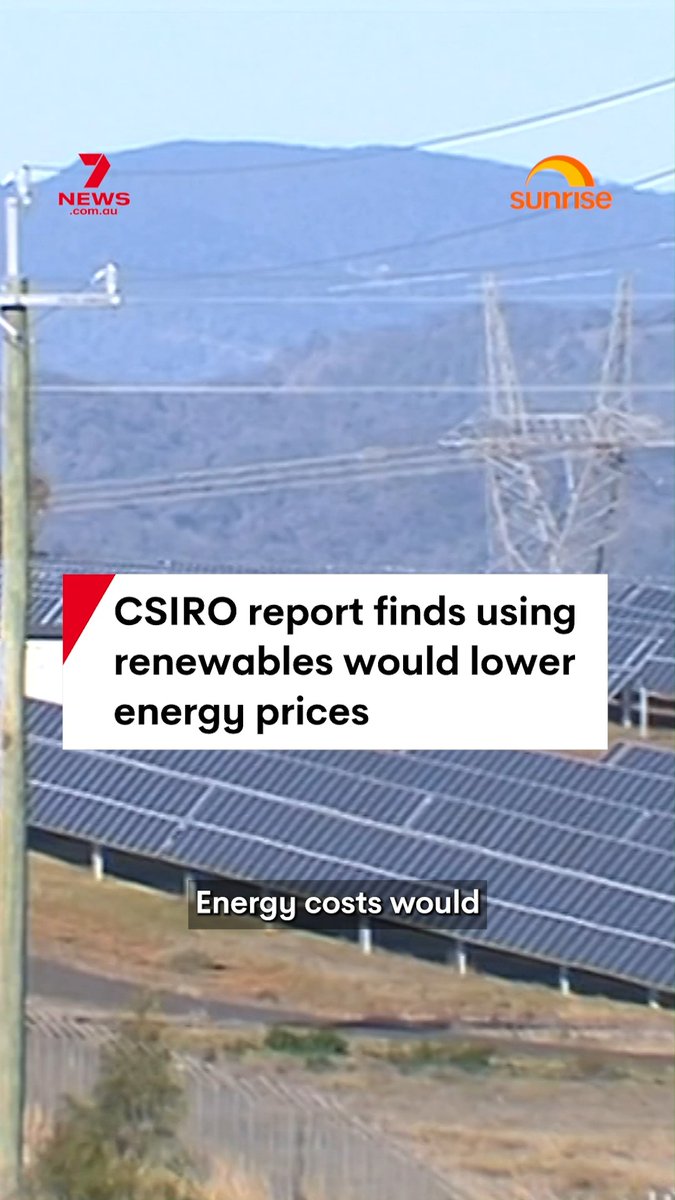A new report by the CSIRO found that if 82 per cent of the grid was powered using renewable energy like wind and solar, costs would come down in all states except WA. #energy #renewableenergy #electricity #csiro #research