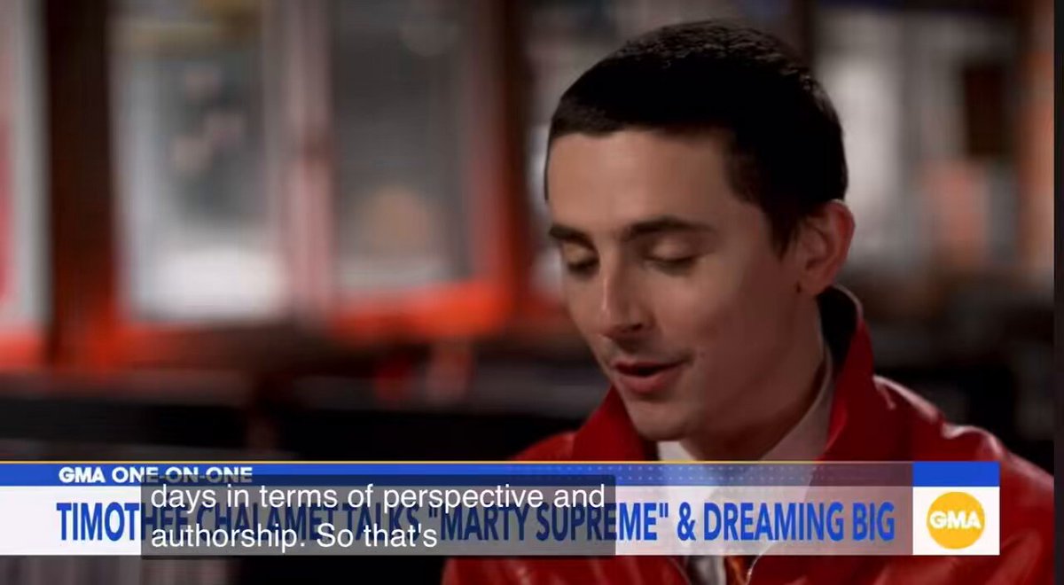 not timotheé chalamet basically saying that he knows he will be an oscar winner by next summer