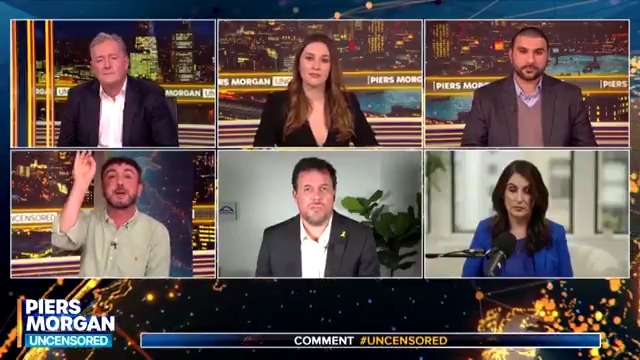 "You need to go back to lying school!" Novara commentator Kieran Andrieu clashes with former IDF spokesman Jonathan Conricus. Watch more👇 📺 Piers Morgan | Jonathan Conricus | Sami Hamdi سامي الهاشمي الحامدي | Kieran Andrieu | Miranda Devine