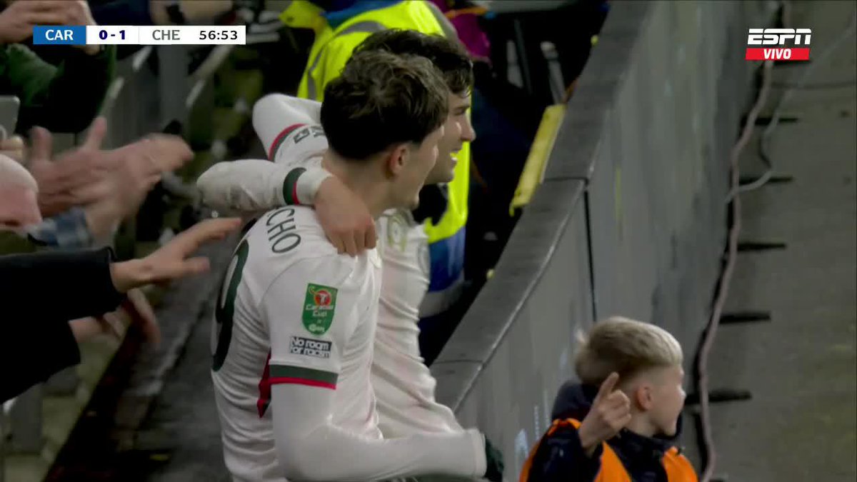 "Garnacho": Por su gol ante Cardiff en la #CarabaoCup