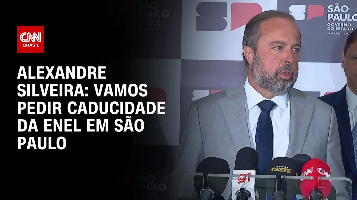 Silveira: Vamos pedir caducidade da Enel em São Paulo; assista #CNNBrasil360°
