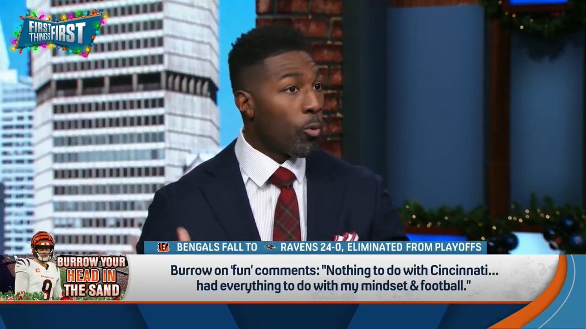 “The fact that he’s not winning… It’s the antidote. It’s the medicine that literally allows you to cope with whatever’s going on... I retired because I was in Miami and was no longer winning.” Greg Jennings weighs in on what’s going on with Joe Burrow: