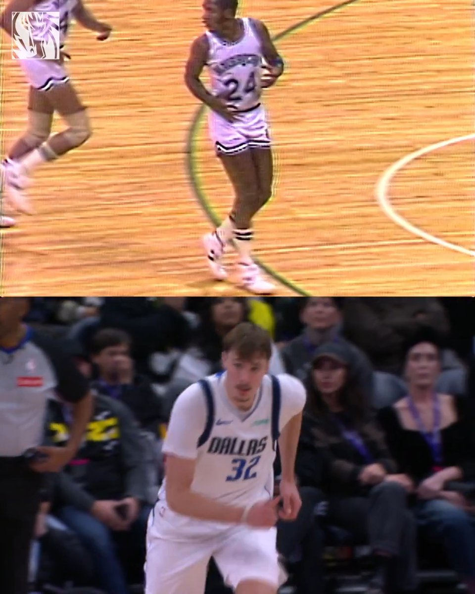Havin’ déjà vu ⏪ Last night, Cooper Flagg tied Mark Aguirre for the most points by a rookie in franchise history with 42. #MFFL