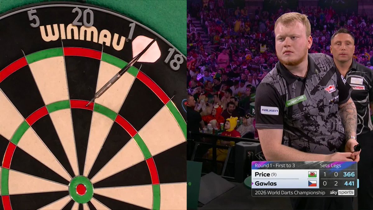 Adam Gawlas hits a 180, followed by...3! ๐ We've all been there! ๐