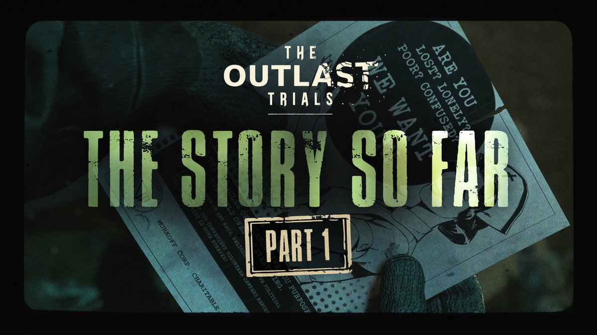 #TheOutlastTrials is only one chapter in a much larger story... Uncover the origins of Murkoff's experiments, the ideology behind the Trials, and the first steps that led Reagents down a path of suffering, obedience, and transformation. 👁️ This video begins an ongoing series as the story unfolds over the life of the game. Some truths were buried for a reason... Another part is coming soon. 📺