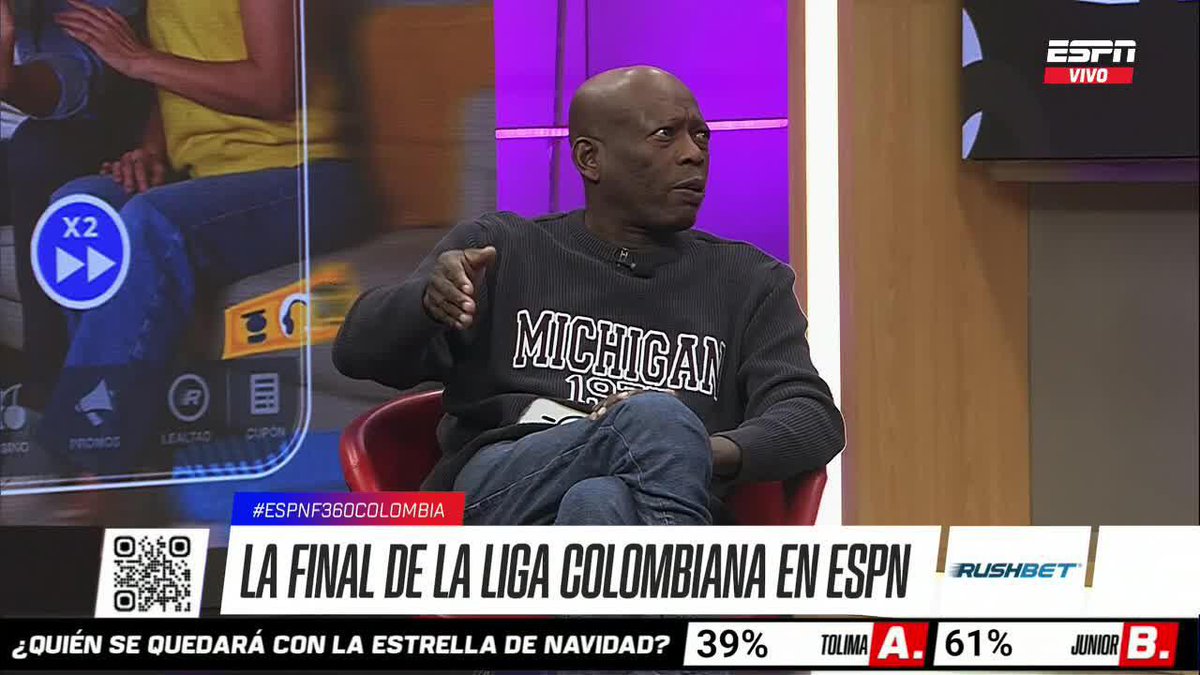 EL ARMA MÁS FUERTE QUE TIENE #JUNIOR ES #ENAMORADO "Es la velocidad de Enamorado. Todo el mundo sabe que él es el arma de Junior" Faustino Asprilla ▶️ Mira #ESPNF360COLOMBIA en el Plan Premium de #DisneyPlus