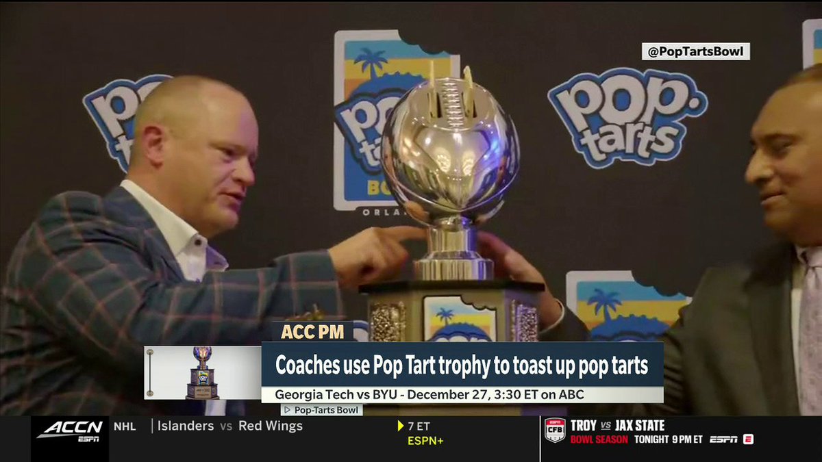 "I know Brent Key wants to eat that Pop-Tart." 😂 Eric Mac Lain is ready to see Georgia Tech Football in the Pop-Tarts Bowl 🏆