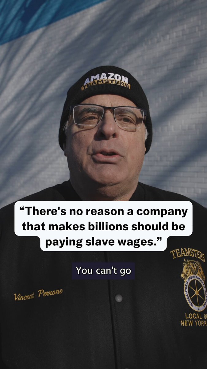 Over 200 Amazon drivers in Queens just unionized with the Teamsters. Amazon is a multi-trillion dollar company, but workers are struggling. So now they're fighting for dignity, a living wage, and to be treated like human beings, not robots.