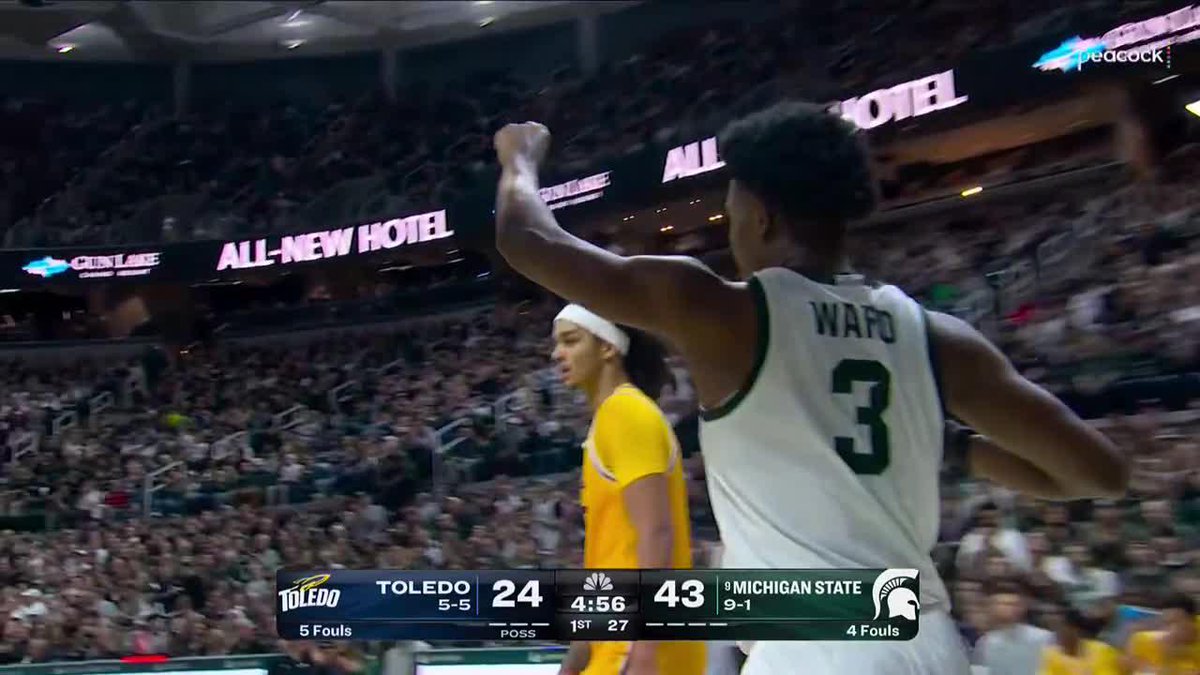 AND-1 Cam Ward 😤 Michigan State Men's Basketball 📺: Peacock