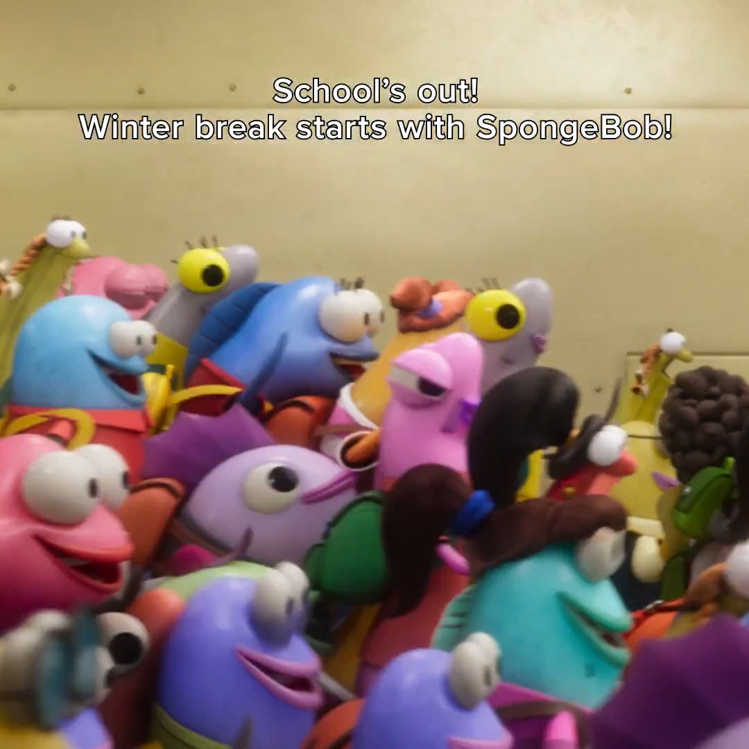 Winter break starts with The #SpongeBobMovie. ❄️🧽 Get tickets now: