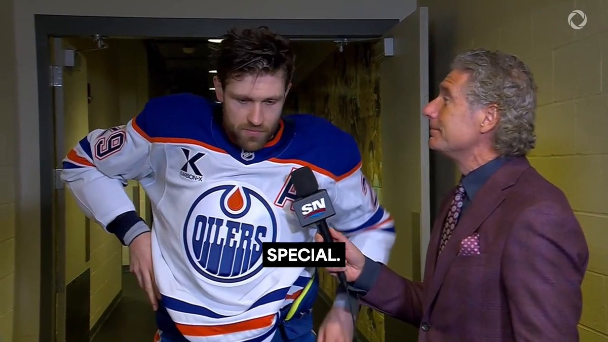 "It was a dream that was really far away at some point." 🥹 Leon Draisaitl takes a moment to reflect on everyone that helped him reach this milestone.