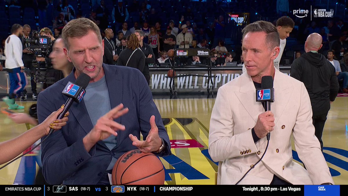 Last year, OG Anunoby reached out to Dirk Nowitzki to improve his shooting 🏀 Today, Dirk gives a fascinating insight into what he told him 🧠 #NBAonPrime