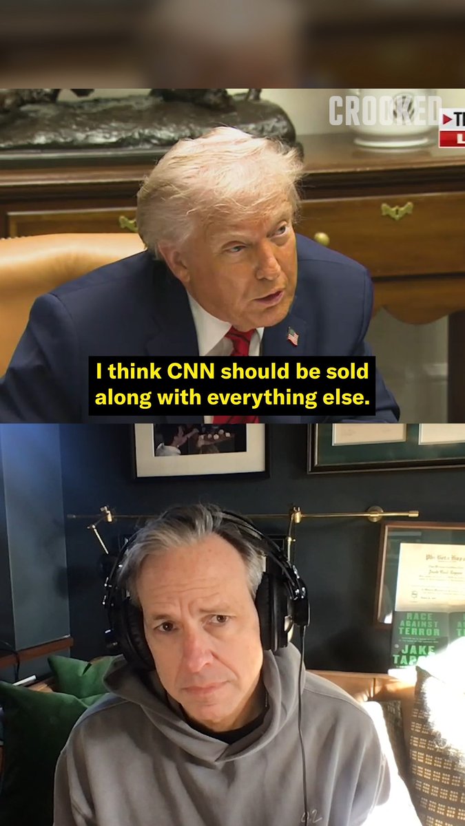 Jake Tapper on Trump's involvement in the merger that could decide the fate of CNN.