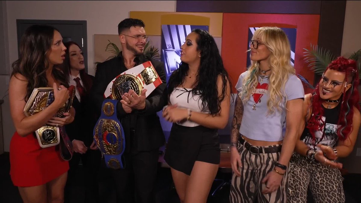 A little something for both “All Ego” Ethan Page and CHELSEA GREEN. 😅 Ethan will defend his North American Championship in TWO WEEKS, and Chelsea Green will defend her Women's US Championship against Sol Ruca NEXT WEEK!