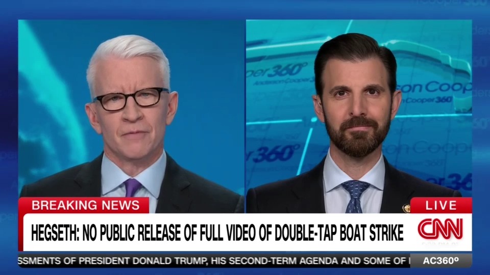 Democratic Rep. Deluzio weighs in on Pentagon's decision to not release the full video of the Sept. 2nd follow-up strike on the alleged drug boat. "I think it's really pretty reckless to not engage the American people," he says.