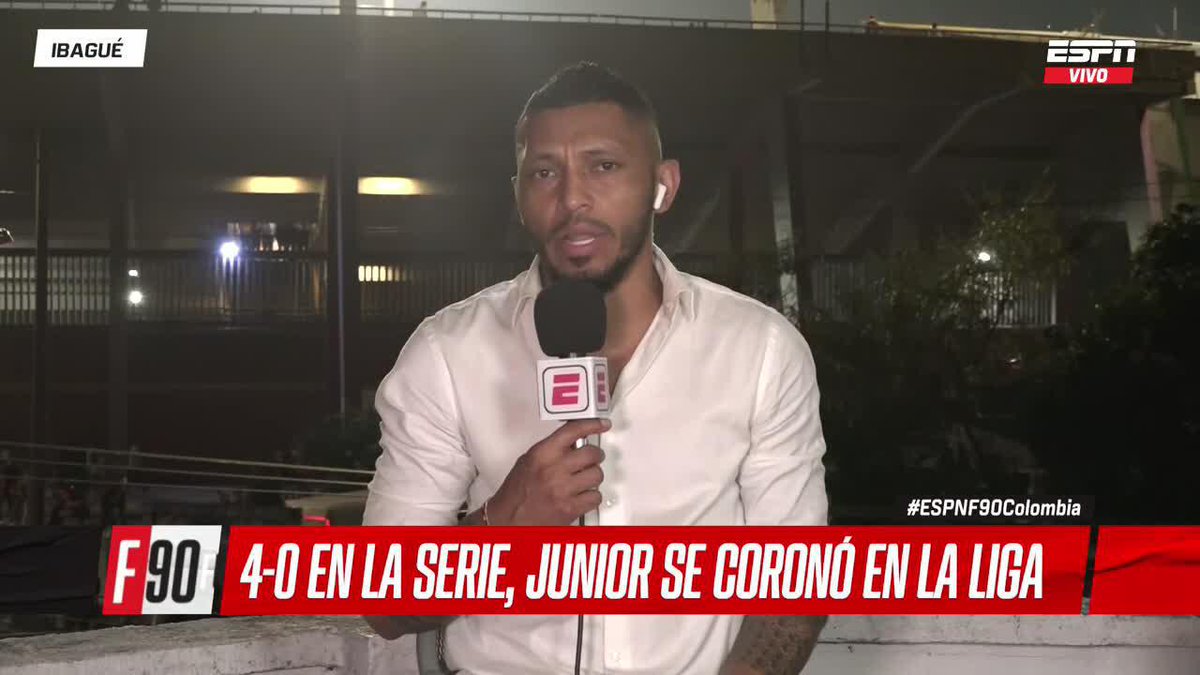#ESPNF90Colombia Junior campeón del FPC: ¡11 estrellas del Tiburón! "La final fue fácil pero fue porque JUNIOR la hizo fácil. JUNIOR hizo un gran trabajo, JUNIOR hizo un gran planteamiento. Hay que dársela TODA A ARIAS" Carlos Valdés Opina con #ESPNF90Colombia