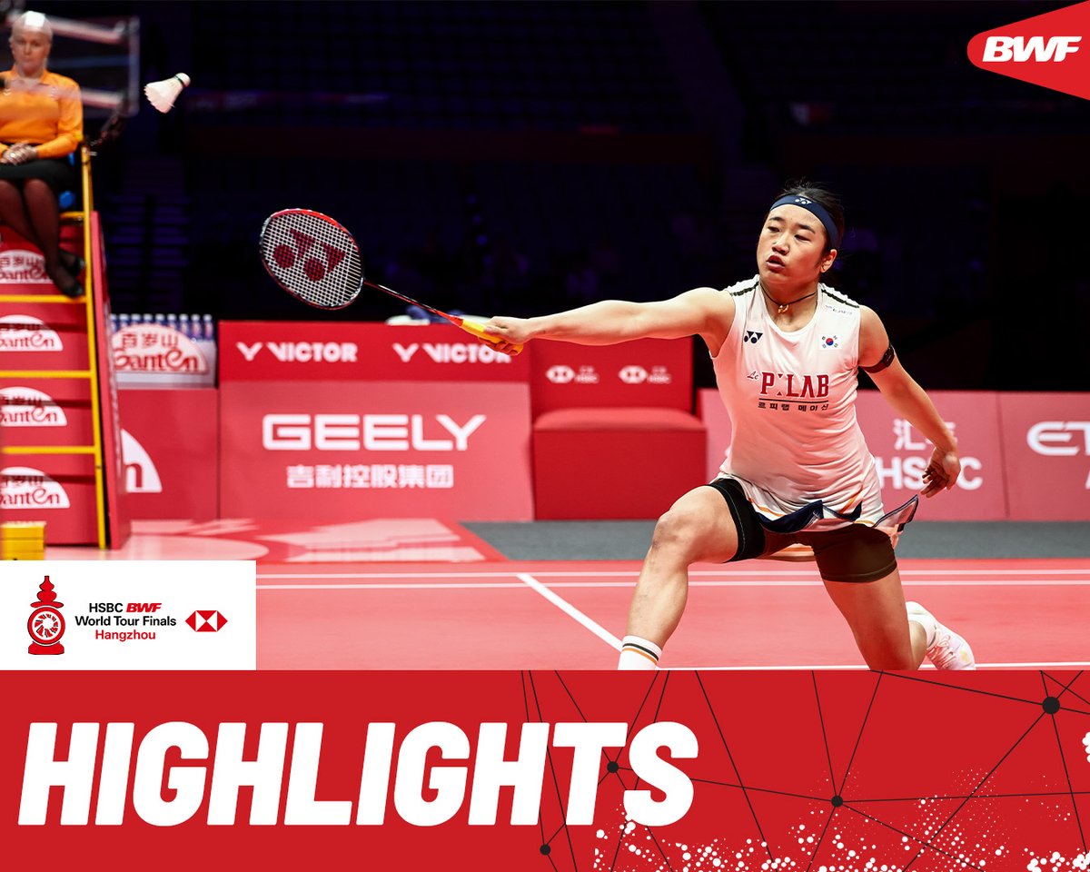 Top seed An Se Young ๐ฐ๐ท competes against Putri Kusuma Wardani ๐ฎ๐ฉ in Group A. #BWFWorldTourFinals #Hangzhou2025