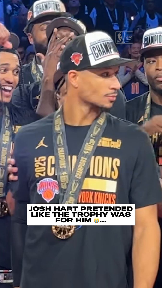 Josh Hart always got jokes 😭 #NBAonPrime
