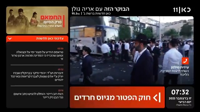השרה סילמן על חוק הפטור מגיוס: "ככל שהצבא יעשה התאמות, יותר יתגייסו, זו חברה פטריוטית. עם ישראל רואה מי סגר כאן כבישים בשנתיים האחרונות, בוודאי שלא החרדים" כאן חדשות ברשת ב' 🎙️ | #הבוקרהזה עם אריה גולן