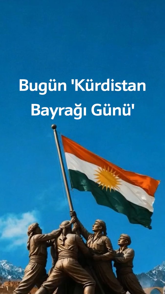 Bugün 'Kürdistan Bayrağı Günü'... İlk kez 17 Aralık 1945'te Kürdistan Cumhuriyeti'nin başkenti Mahabad'da dalgalandı. Bugün Kürdistan Bölgesi'nde hala dalgalanmaya devam ediyor #Kurdistan #AlayaKurdistanê #KurdistanFlagDay