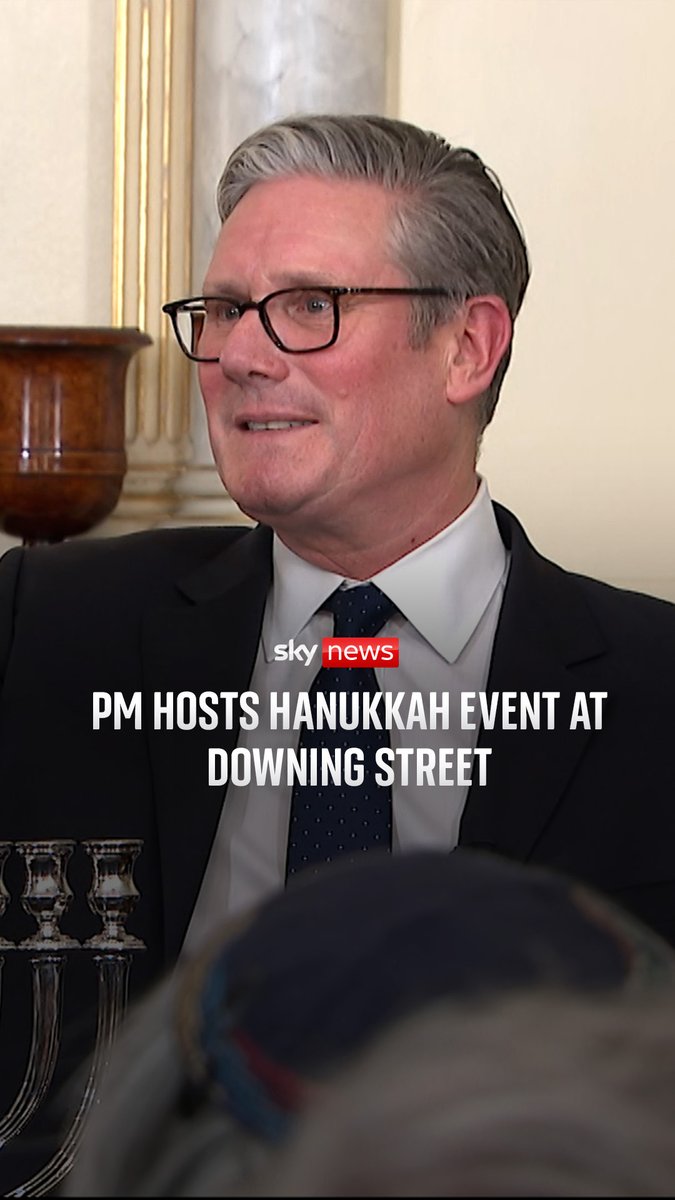 Sir Keir Starmer has hosted a Hanukkah celebration at Downing Street, bringing together members of the Jewish community and faith leaders, days after the terrorist attack on Bondi Beach.