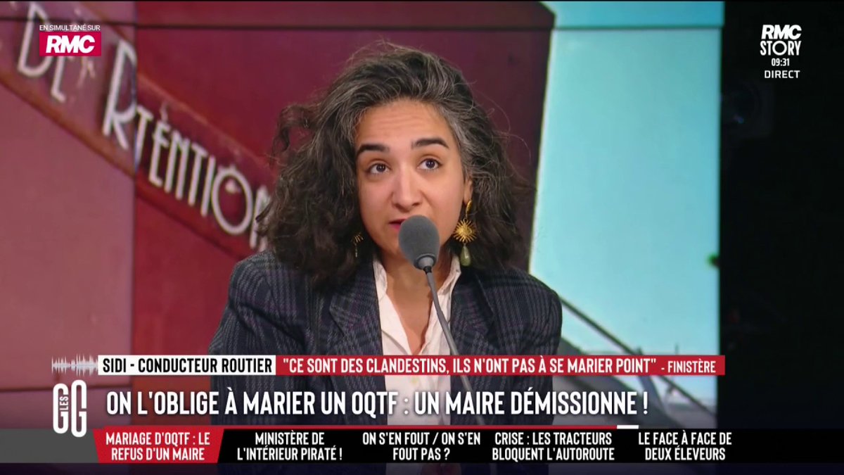 💒 Un maire démisionne et refuse de marier une personne sous OQTF 🗣️ "Il y a des droits fondamentaux" : le plaidoyer de Chirinne Ardakani en faveur du mariage. #GGRMC