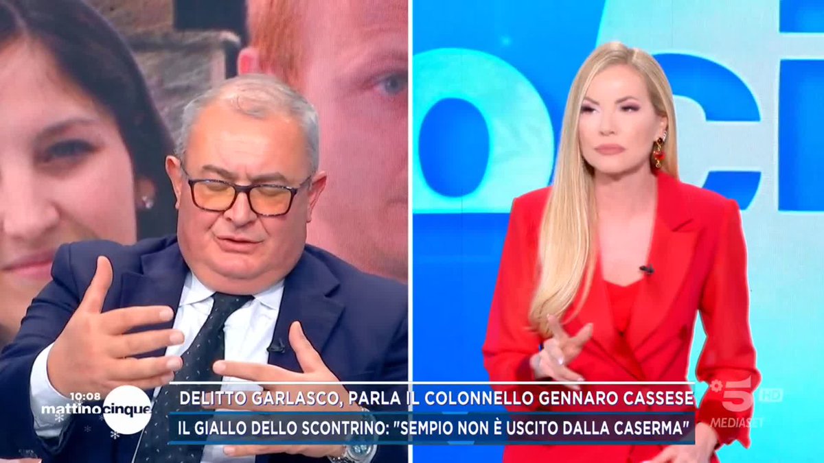 Delitto #Garlasco, Sempio è uscito durante la SIT? Parla il colonnello Cassese a #Mattino5