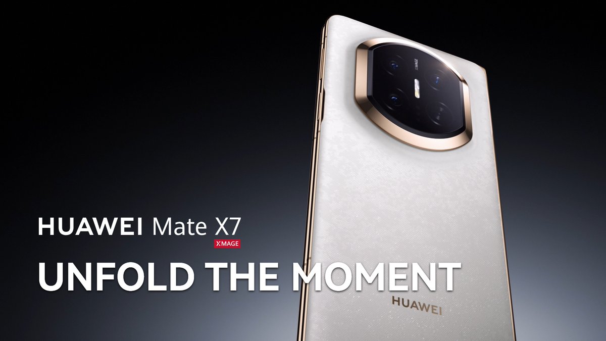 Light-Woven Brocade, An Exquisite Fusion. The HUAWEI Mate X7 unfolds new possibilities.