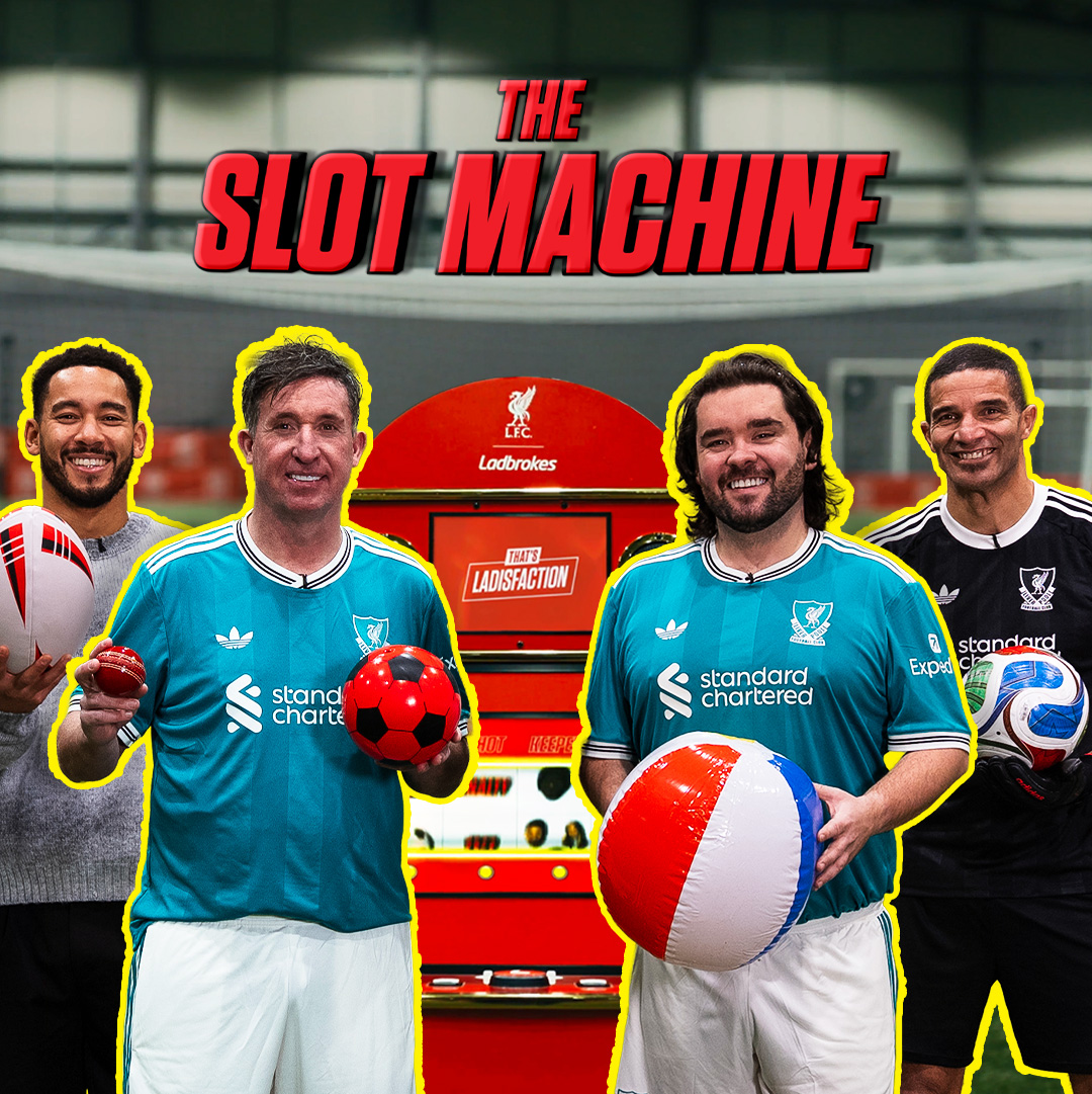 𝐓𝐡𝐞 𝐒𝐥𝐨𝐭 𝐌𝐚𝐜𝐡𝐢𝐧𝐞 𝐂𝐡𝐚𝐥𝐥𝐞𝐧𝐠𝐞 🎰 Liverpool FC legend Robbie Fowler takes on Adam Rowe in The Slot Machine Challenge. Can they get past David James, Rachel Brown-Finnis and AK? How much can they raise for The LFC Foundation? Liverpool FC | Robbie Fowler | Adam Rowe | David James | Rachel Brown-Finnis