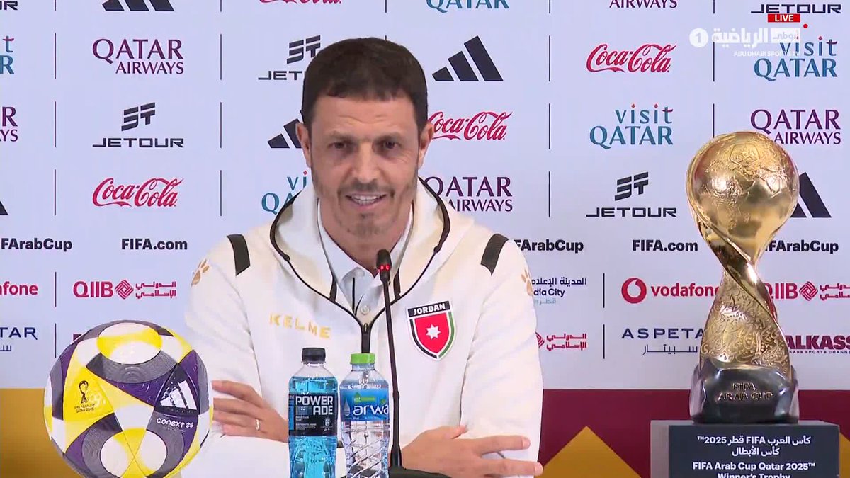 🎙️جمال السلامي السكتيوي هو المدرب المرتقب لمنتخب المغرب بعد الفوز بأمم أفريقيا ثم كأس العالم مازحا: وبعد فضية كأس العرب 😂