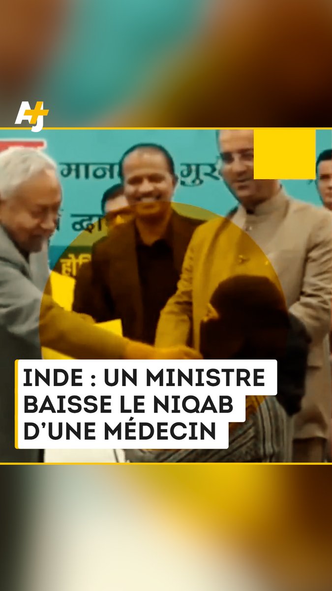 En Inde, un ministre tire sur le niqab d’une médecin en pleine cérémonie et provoque un tollé dans le pays.