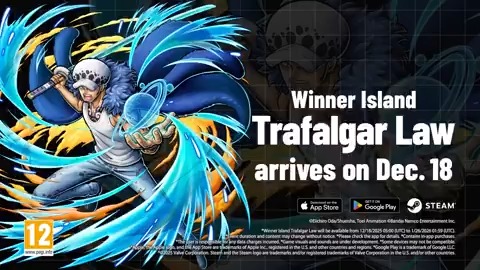 [Pre-7th Anniversary Live Broadcast] Take a look at the gameplay reveal video for Extreme Legendary Character "Winner Island Trafalgar Law"! Watch Here #OPBRLive #BountyRush #ONEPIECE #BountyRush7thAnniversary