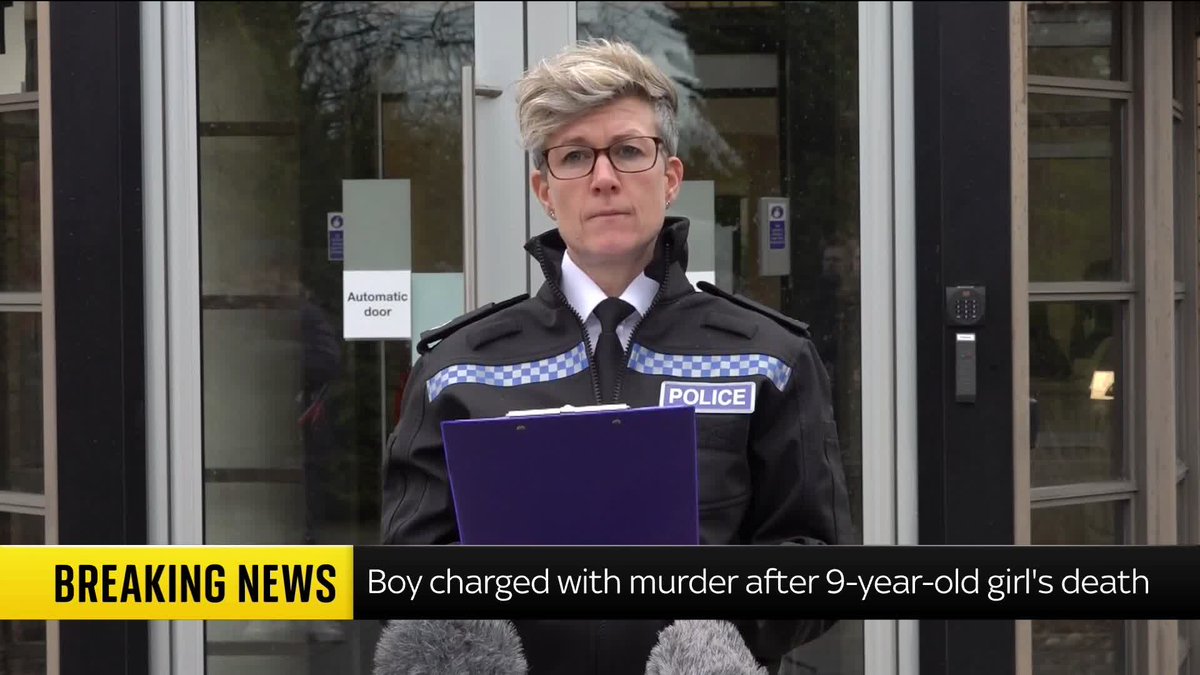 BREAKING: A nine-year-old girl found dead in Weston-super-Mare has been named on the day police revealed a teenager had been charged with her murder. 📺 Sky 501 and YouTube
