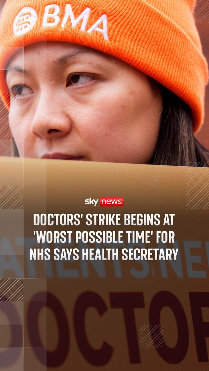 Health Secretary Wes Streeting has said the doctors' strike has begun at the 'worst possible time' for the NHS as resident doctors across England have started a five-day strike over pay and jobs Read more: