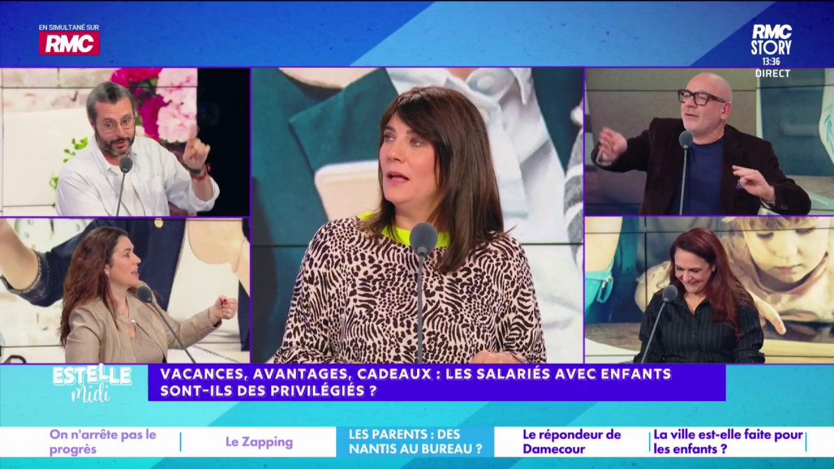 👶 Les salariés avec enfants : des privilégiés ? 🎙️ frédéric hermel🇫🇷 : "Faire des enfants est un choix personnel ! Je fais aussi bien mon travail que quelqu'un qui a un enfant et il a un avantage ! C'est une discrimination" 🎙️ Emmanuelle DANCOURT : "C'est un rattrapage" #EstelleMidi
