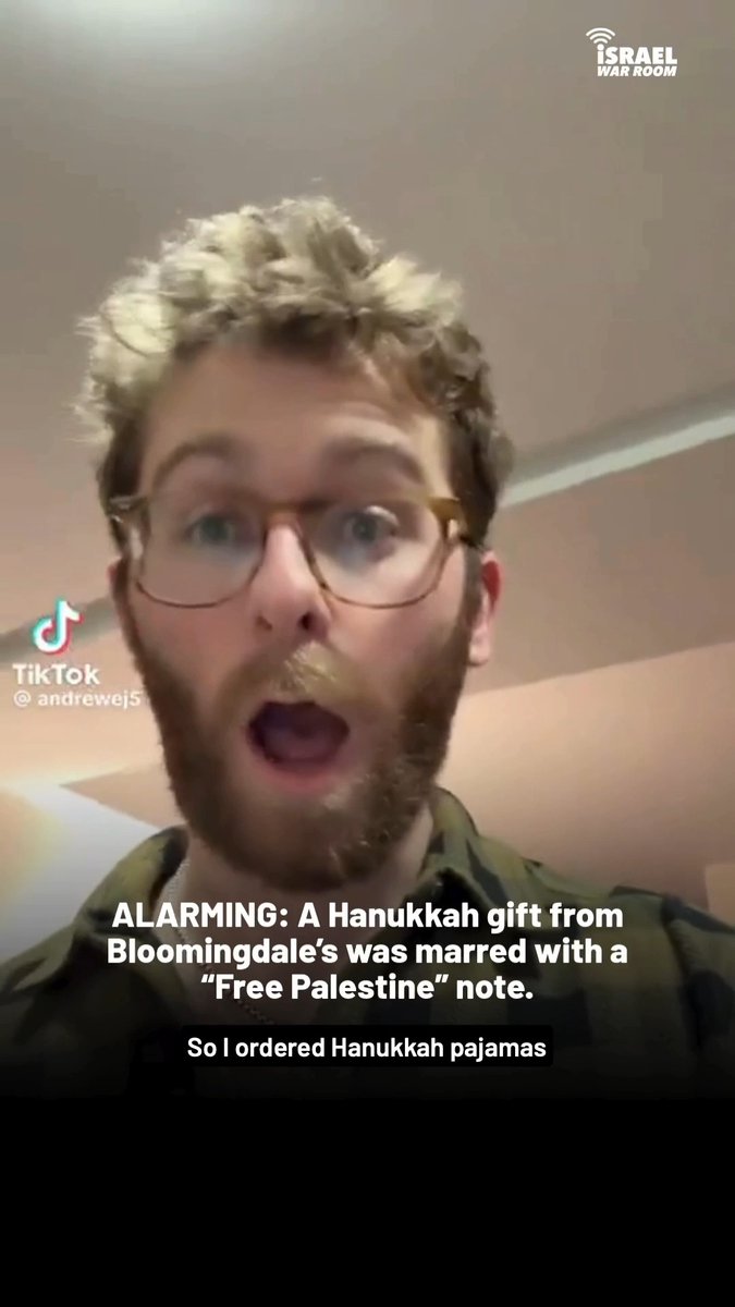 ALARMING: A New York woman’s Hanukkah gift from Bloomingdale’s was marred by a handwritten “Free Palestine” note, prompting an internal investigation. The incident comes amid a surge in antisemitism following the Bondi Beach massacre.
