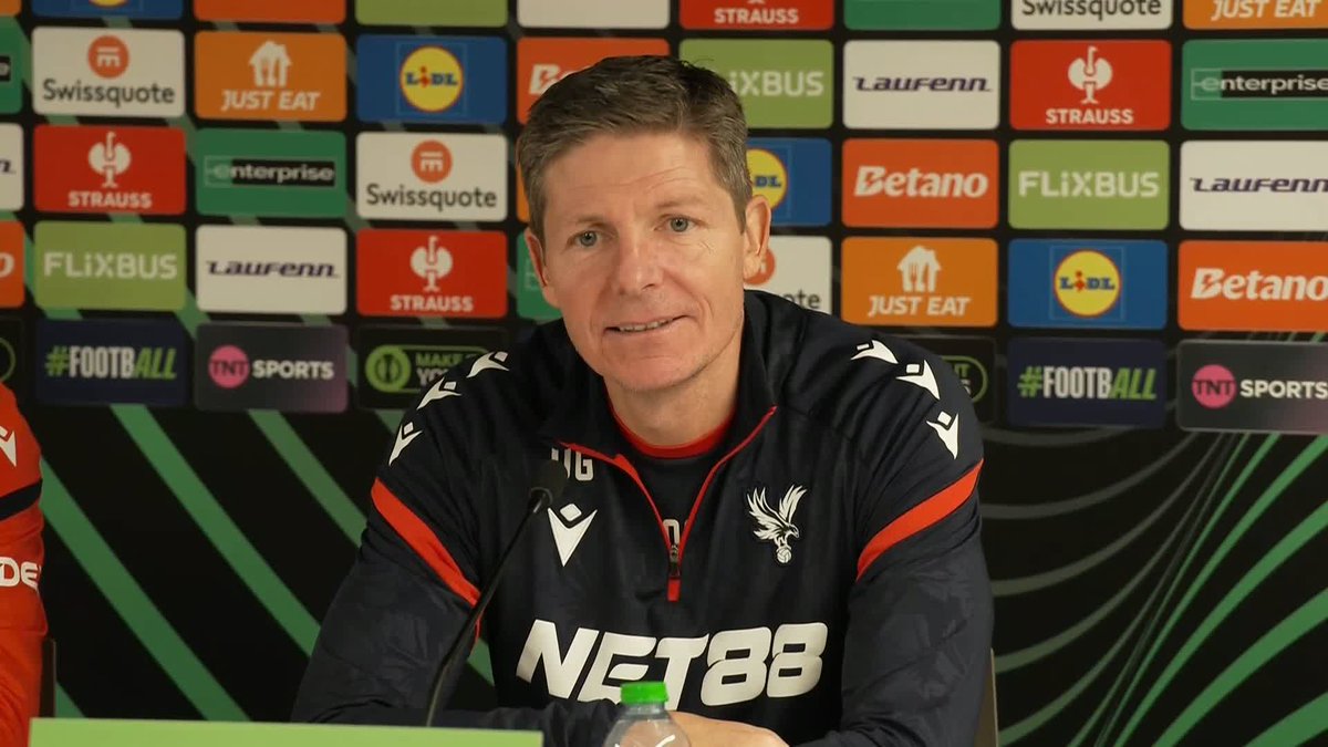 "No time for a distraction" Oliver Glasner says he is not thinking about his future at the moment amid reports that Crystal Palace are stepping up their contingency planning for if the manager does not sign a new contract 🎙️