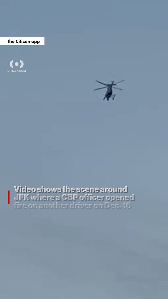Video shows the scene around JFK where a CBP officer opened fire on another driver on Dec. 16
