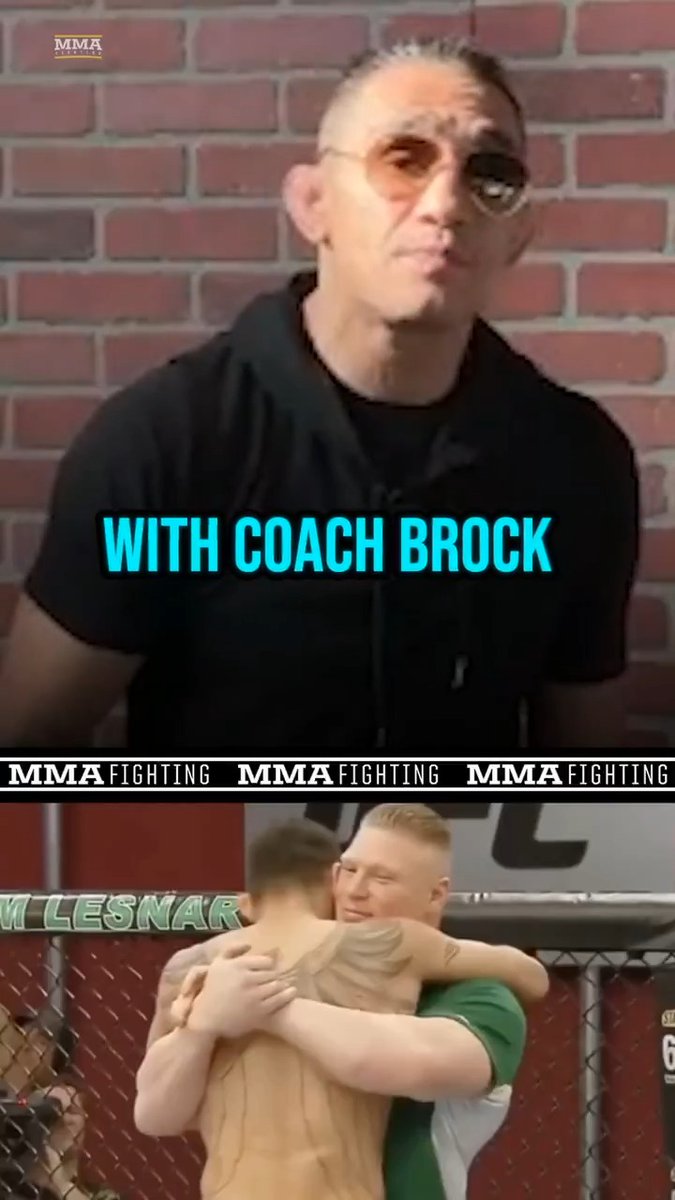Tony Ferguson got FIRED UP when reflecting on a past conversation with Brock Lesnar over retirement: "I asked coach Brock, I said, 'Coach what do guys like us do when we retire?'" (🎥 Damon Martin)