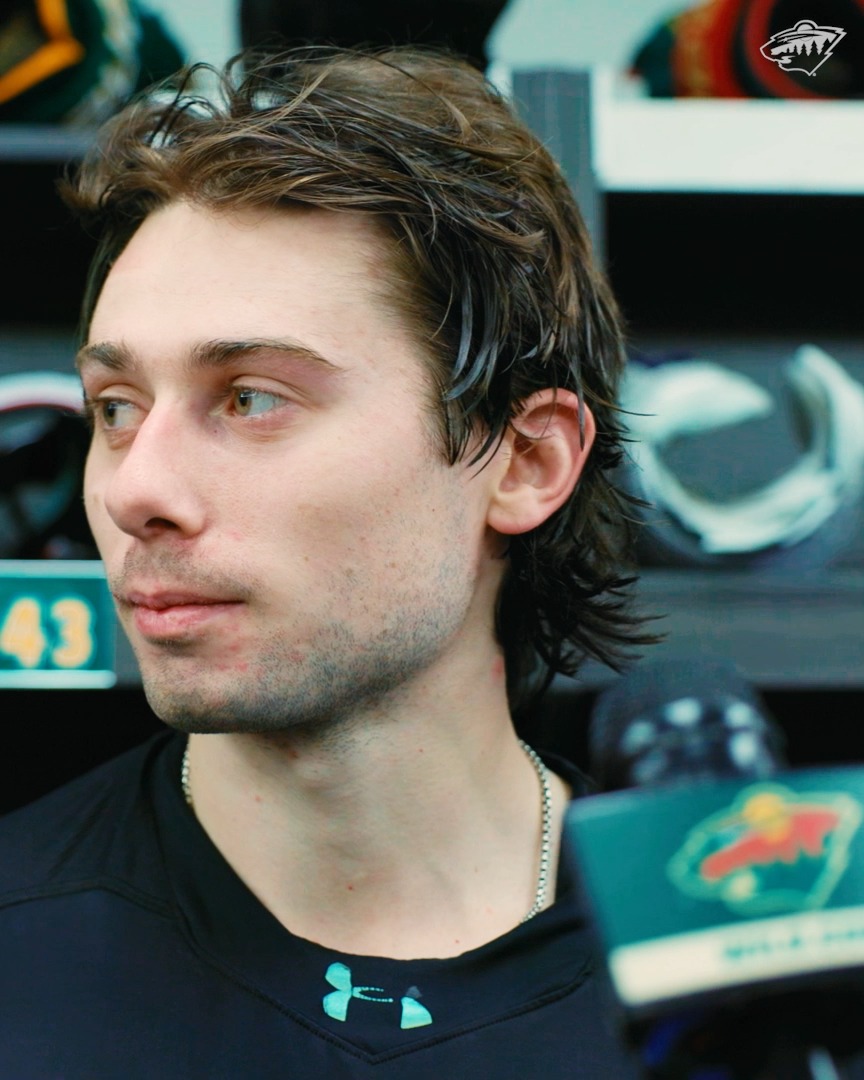 "He's got some crazy pop on his shot" ๐ฃ๏ธ From last night: Quinn Hughes on Vladimir Tarasenko #mnwild