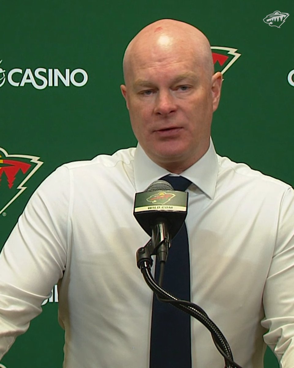 "We're playing a strong, collective, team game" 🗣️ From last night: Coach Hynes on earning confidence #mnwild