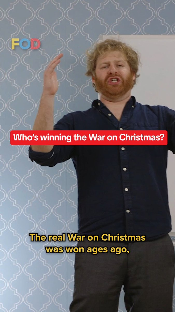 The 'War on Christmas' as explained by this a yelling man