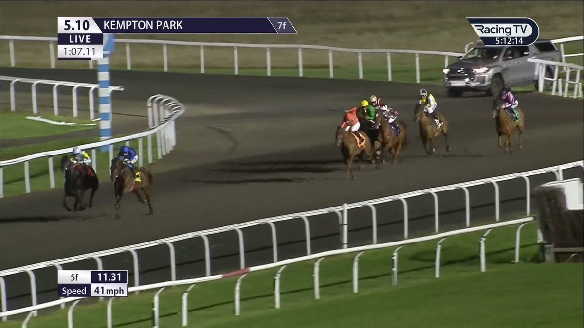 ANOTHER winning Dubawi debutant from Godolphin 🟦 Golden View looks smart - and just look how far clear the front two have come 🔎 Godolphin | Billy Loughnane