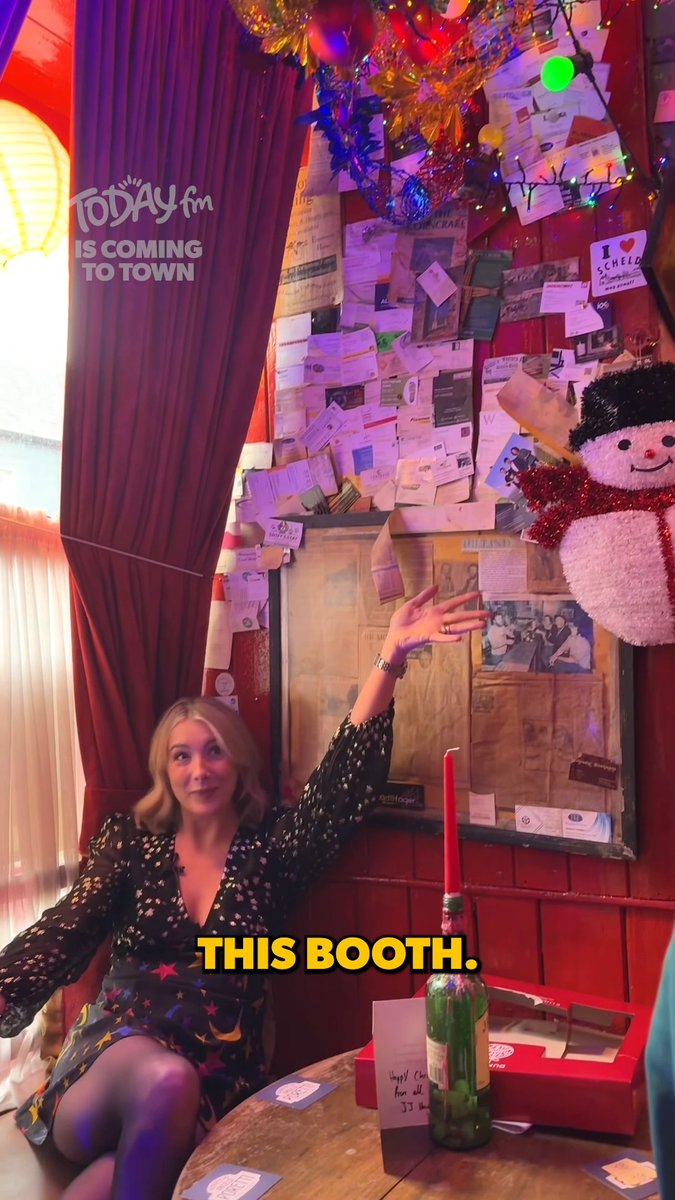 Louise headed down to the most Christmassy pub in Ireland, JJ Hough’s, so of course we had to give you the house tour 🎄🍻 #TodayFMIsComingToTown